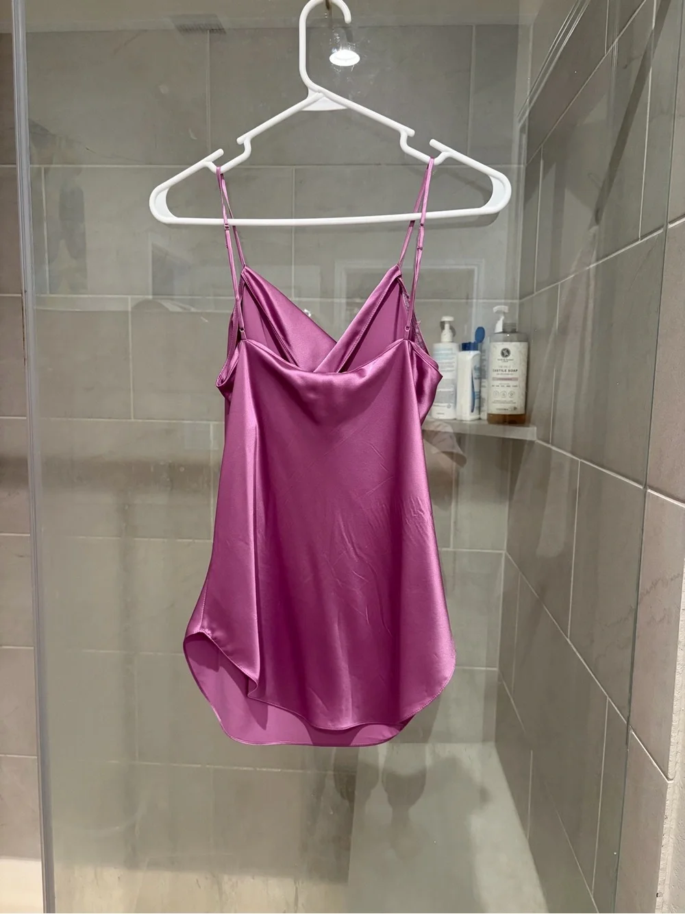 cinq à sept Satin Top in Purple